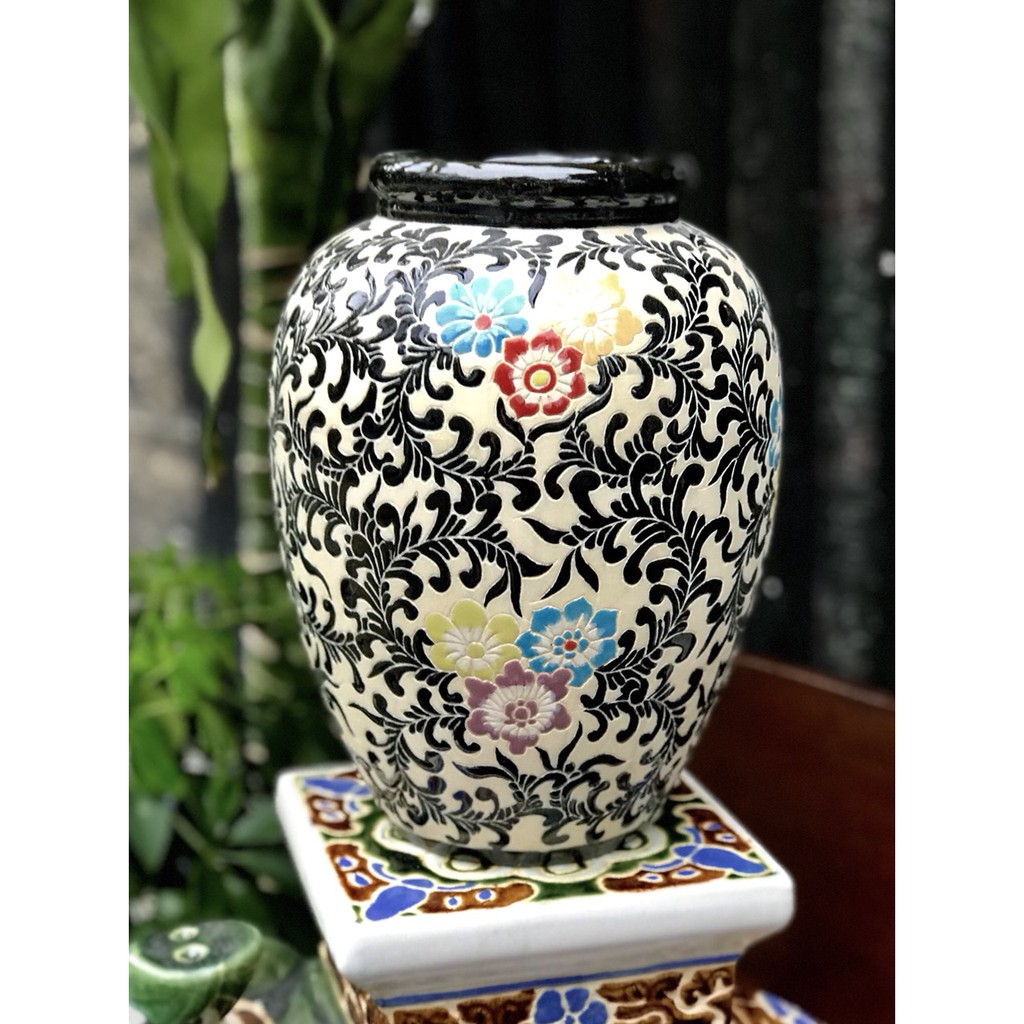 Bình Dây Lá Gốm Sứ Nam Bộ 30
