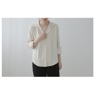 ÁO SƠ MI CỔ VEST DÀI TAY CÔNG SỞ LỤA HÀN