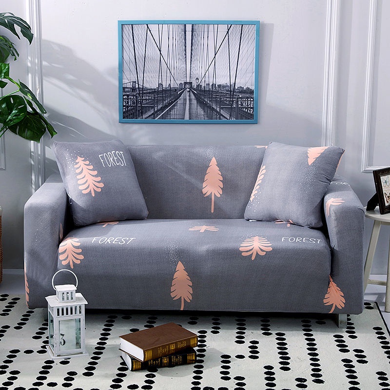 Ghế Sofa đàn Hồi Bọc Ghế Sofa Lười Bọc Bảo Vệ Ghế Sofa Chống Trượt Bắc Âu Bao Gồm Tất Cả Các Vật Liệu Phủ Ghế Sofa Chống Trượt 1/2/3/4 Người Bọc Ghế Sofa Phổ Thông