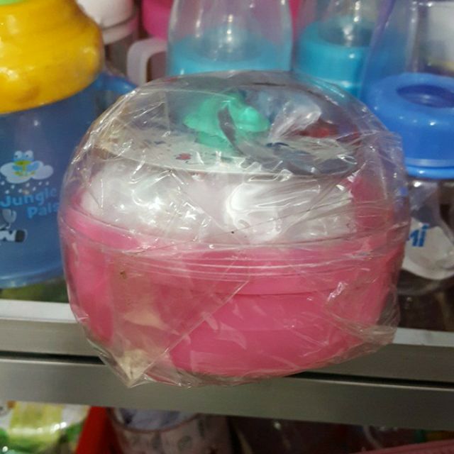 Hộp bông phấn cho bé