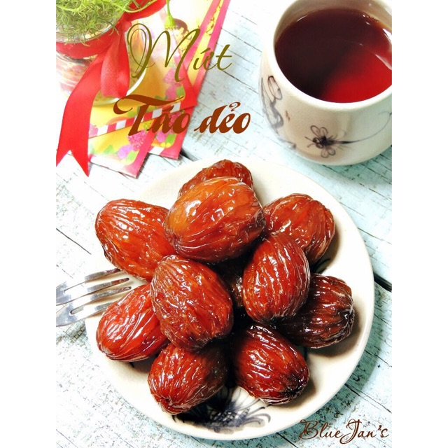 500Gr Mứt ô mai táo siêu ngon quả to đặc sản Hưng Yên