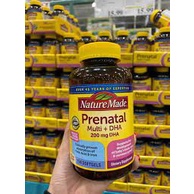 Thuốc Bổ Cho Bà Bầu Nature Made Prenatal Multi DHA - Mẫu Mới