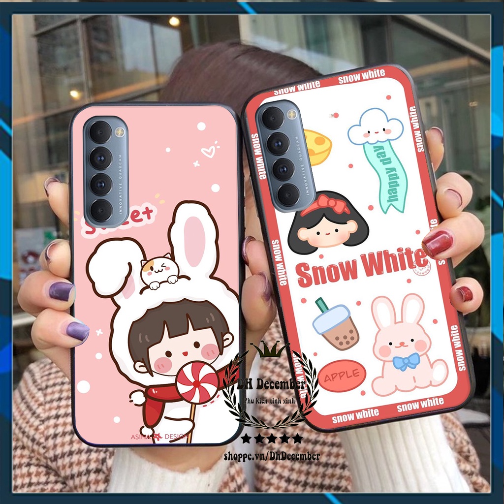 Ốp lưng Oppo RENO 4 / RENO 4 PRO in hình 3D lucky, gấu Brick xinh xắn - KHÔNG NÊN BỎ LỠ