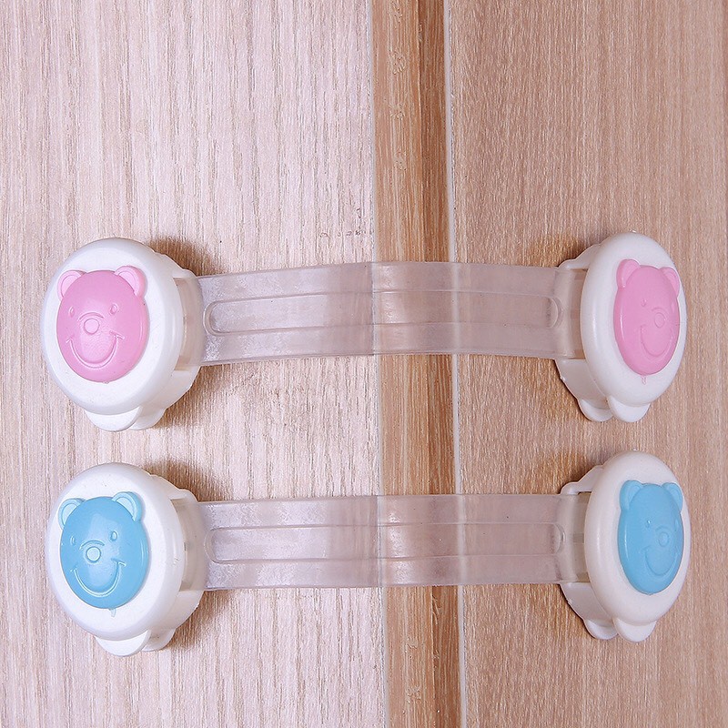 Dây Khóa Cửa Tủ Lạnh, Tủ Quần Áo, Ngăn Kéo - Chốt Cài Tủ Lạnh An Toàn