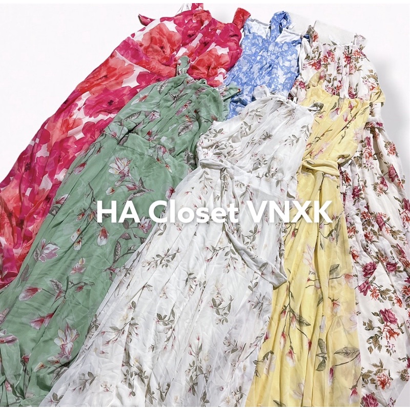 Đầm Voan Hoa Maxi Big Size Dư Xịn