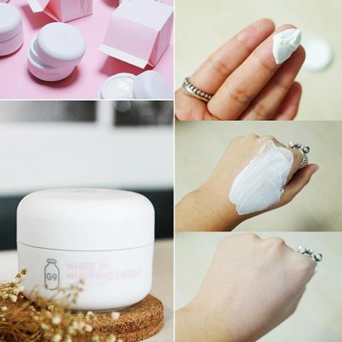 [Hàng Auth Hàn Quốc] Kem dưỡng ẩm - Kem dưỡng trắng da ngày và đêm G9-Skin White In Moisture Cream Hàn Quốc 50g