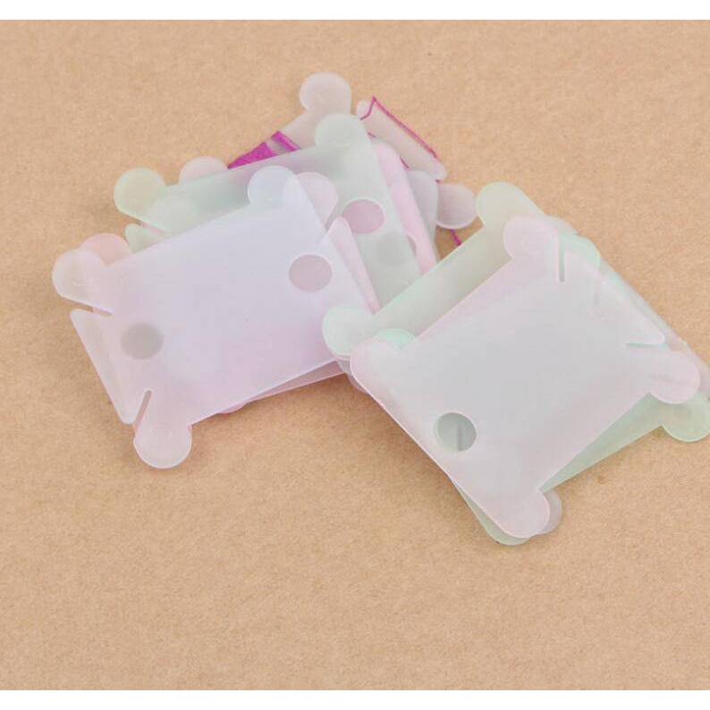 Set 12 cuộn chỉ thêu 8m màu trắng đen 122