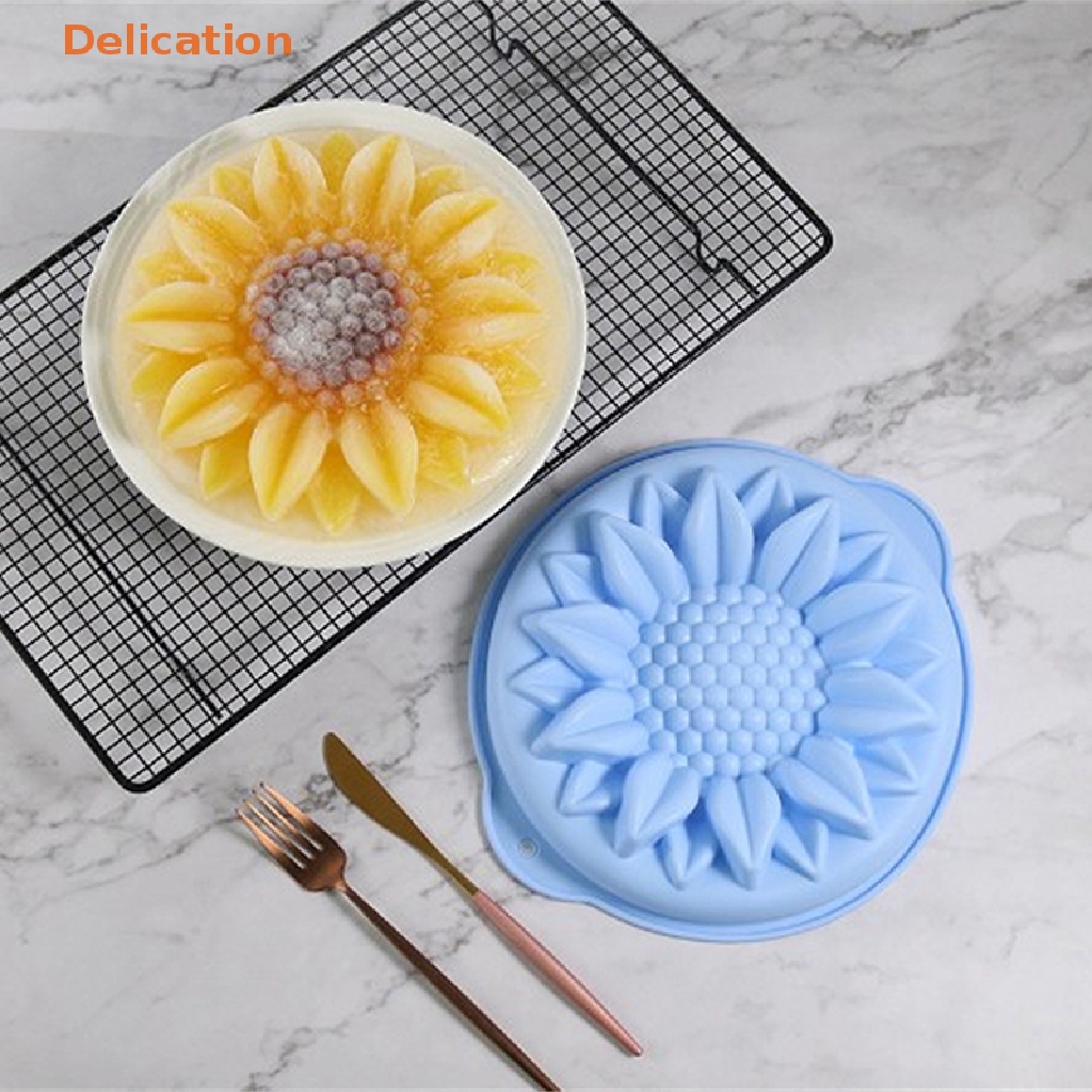 [Delication] 1PC Silicone Sunflower Kitchen Food Baking Tray Cake Bread Mold  DIY Tool