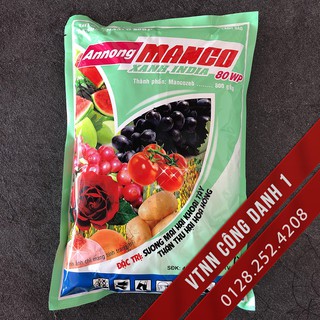 Thuốc trừ bệnh Mancozeb xanh 80WP