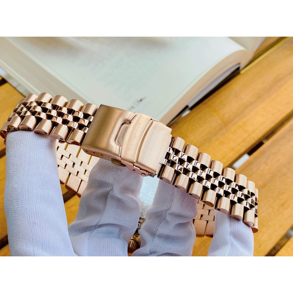 Đồng hồ nam chính hãng Stuhrling  3968 Aqua-Diver - Máy Quartz pin - Kính cứng