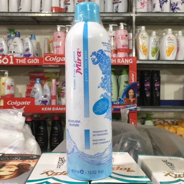 Xịt khoáng Mira 100% thiên nhiên - cân bằng độ ẩm 400ml