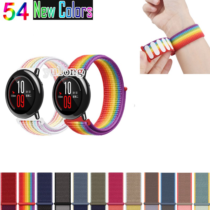 22mm Nylon Loop Watchband Strap for Huami Amazfit PACE