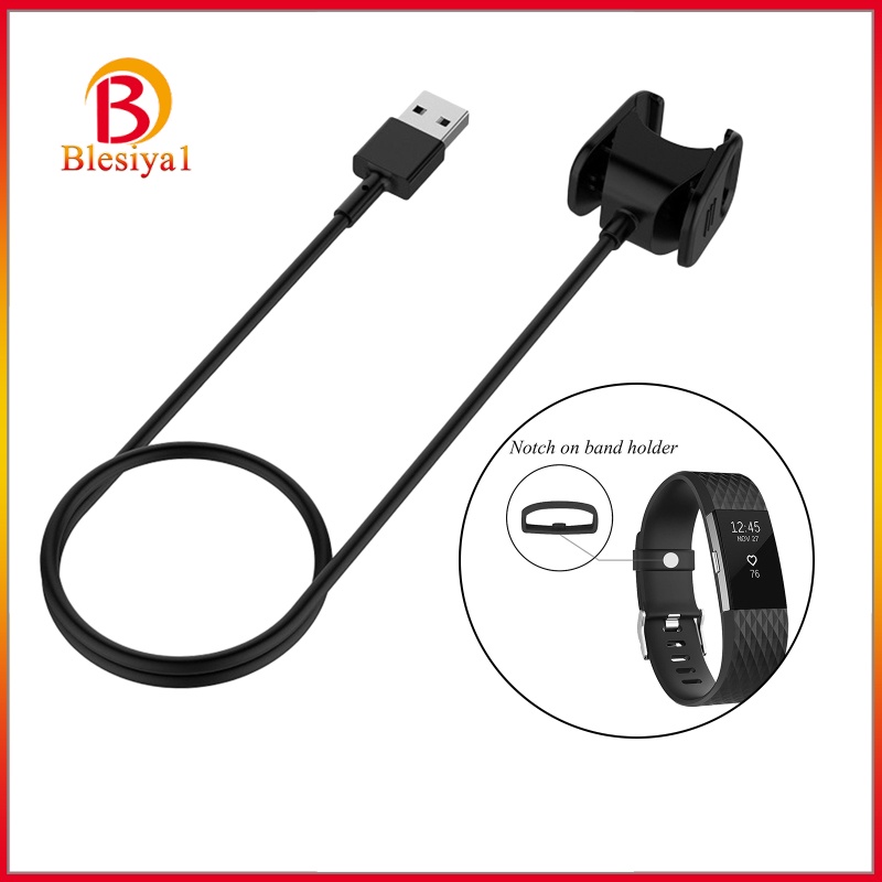 [BLESIYA1] Replacement USB Charger Charging Cable Cord For Fitbit Charge2