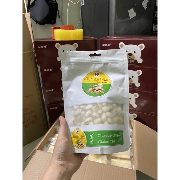 Gói 400gr hạt dẻ cười siêu ngon không tẩy trắng (Đóng hộp hoặc túi zip đẹp)