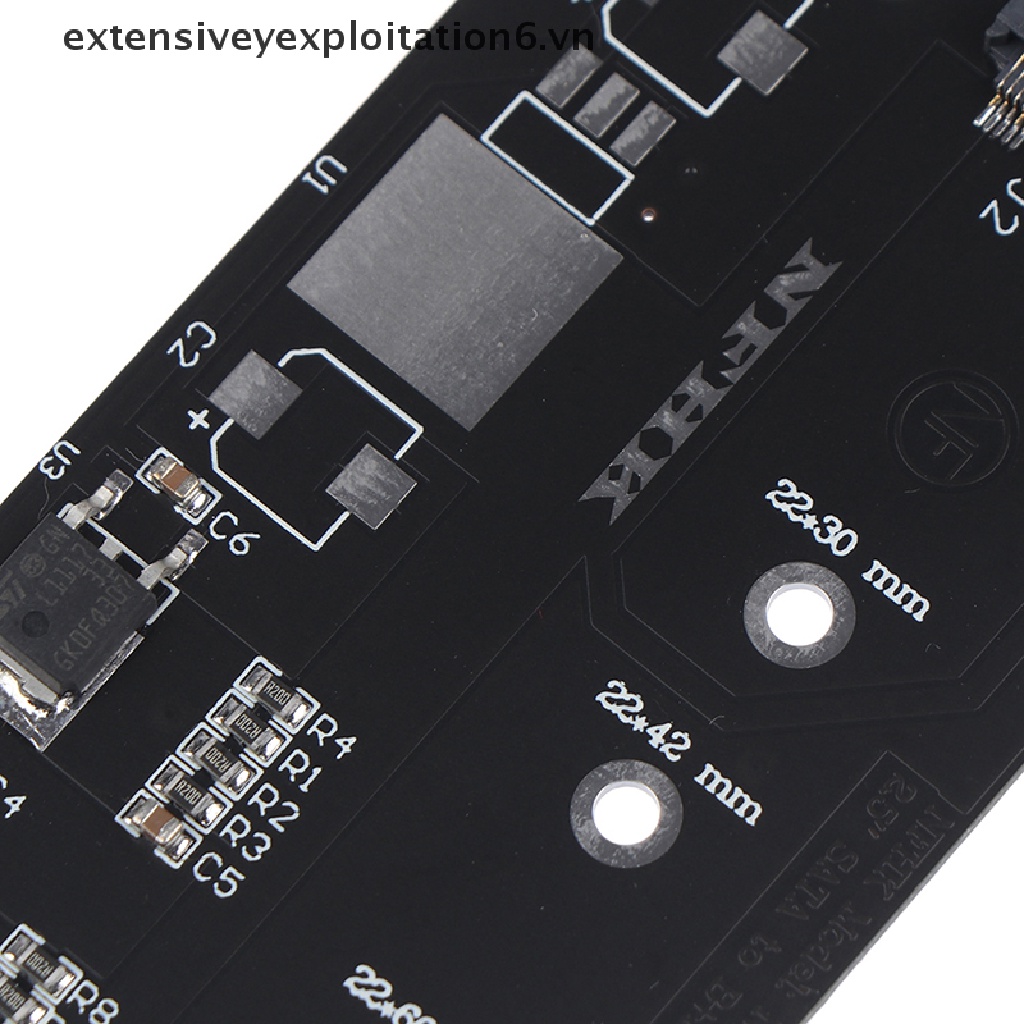 Card mở rộng chuyển đổi B + m key m.2 ngff ssd sang m.2 sata 3 raiser m.2