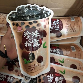Kẹo sữa chua trân châu đường đen gói 120gr