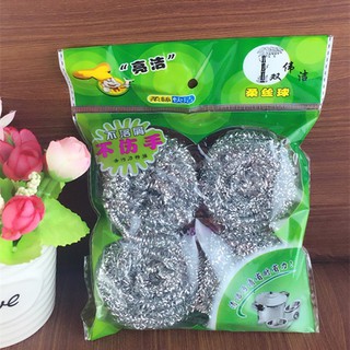 Combo 6 miếng cọ nồi bằng sắt tiện dụng 88137 shop giao hang sieu toc 88