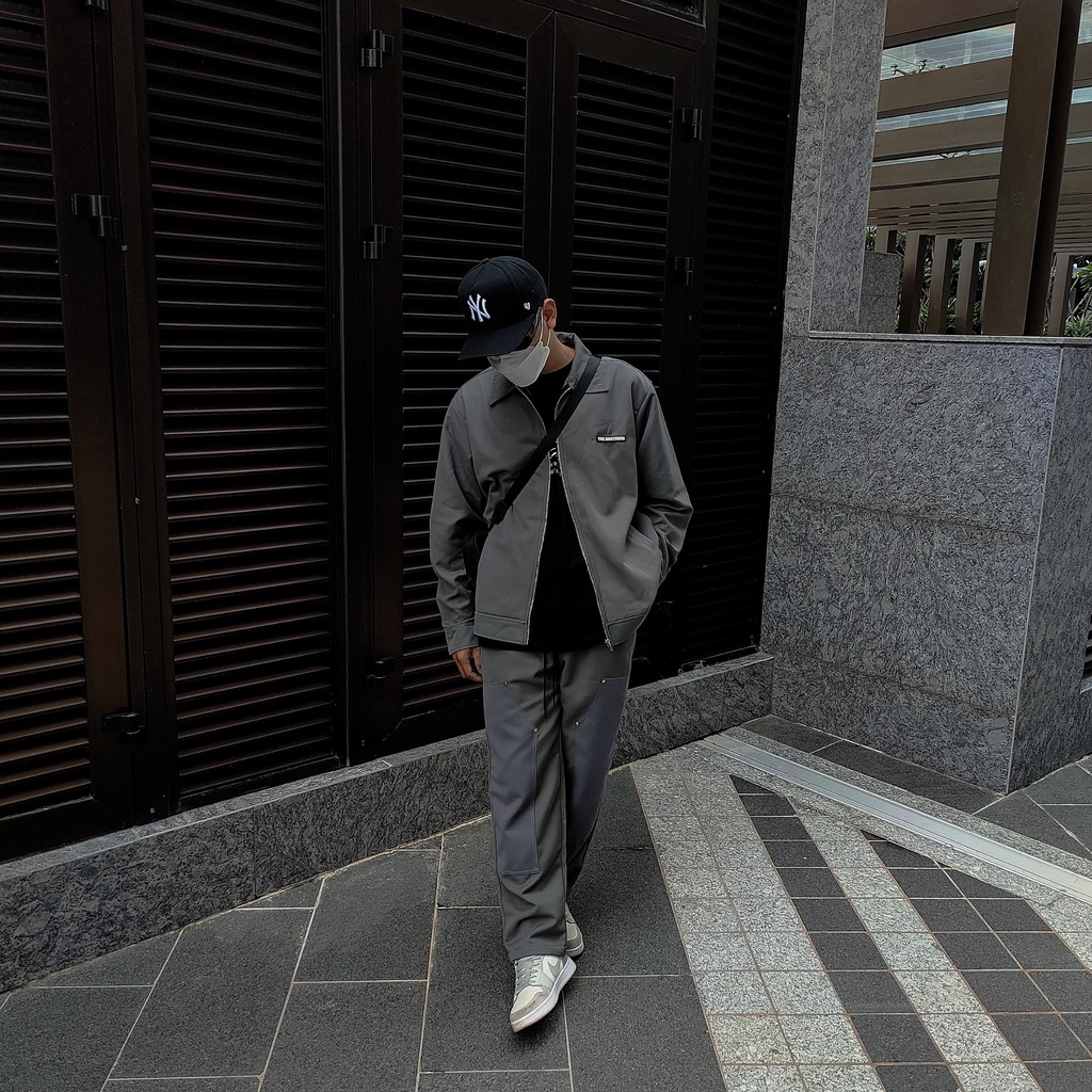 Áo khoác nam Khaki Work Jacket THEBROTHERS - chất dày dặn nhiều màu Form rộng unisex