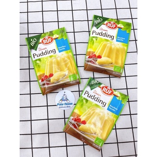 [DATE 2022] Bột Pudding Hữu Cơ RUF Đức Hương Vani Gói 40g Chế Biến Đồ Ăn Dặm, Làm Bánh, Bữa Phụ Cho Bé