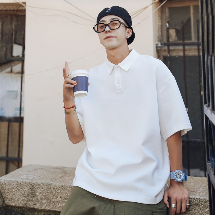 Áo Polo Trơn Basic Streetwear® Nam Nữ 2 Màu - Áo Ngắn Tay TrơnThấm Hút Form Rộng Thời Trang ( APL01 )