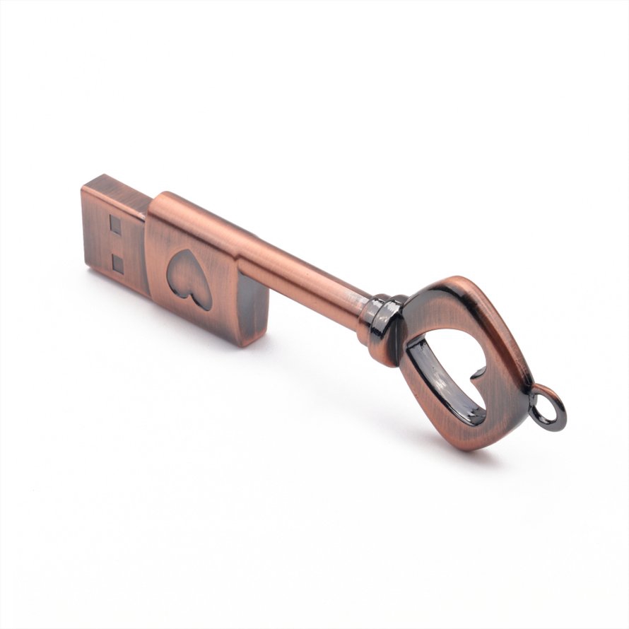 Usb Mini Hình Chìa Khóa Bằng Đồng Sáng Tạo | BigBuy360 - bigbuy360.vn