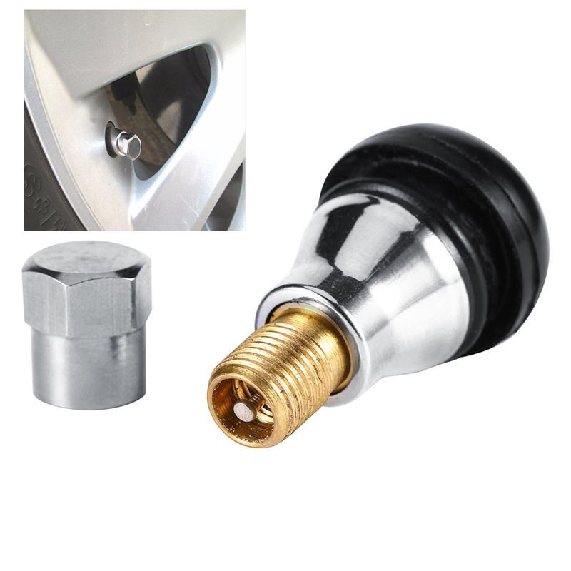 1 van lốp xe TR412 AC bằng đồng mạ crôm cho xe ô tô xe máy