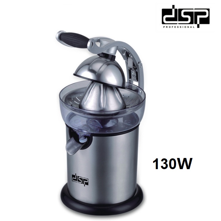 Máy vắt cam, ép cam inox cao cấp nhãn hiệu DSP KJ1043, công suất 130W, dung tích 1000ml