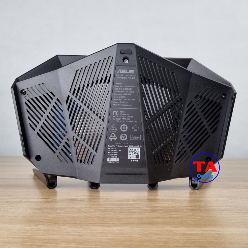 Bộ phát WiFi 6 ASUS AX82U Băng tầng kép tốc độ 5400Mbps