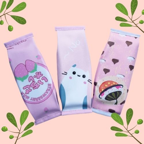 Bóp viết Chimi HT042 kiểu dáng sữa túi phong cách Nhật Bản nhiều mẫu