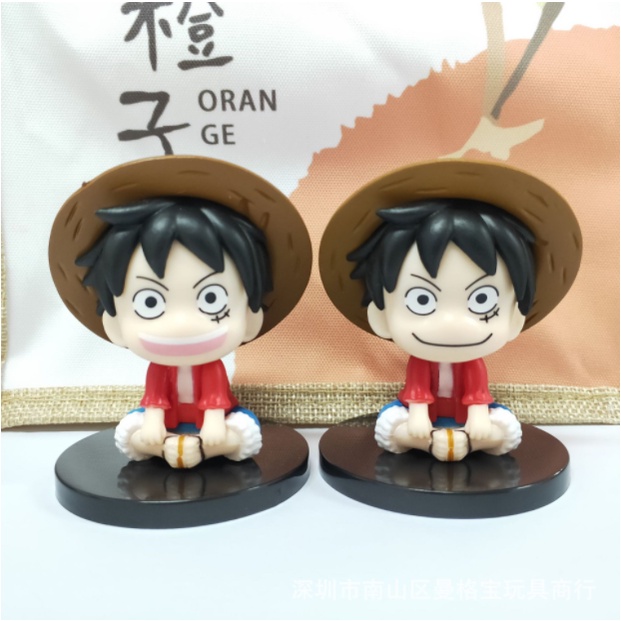 Mô Hình OnePice, Luffy Zoro Chibi Siêu Đẹp, Bộ Sưu Tập Nhân Vật, Decor - Tượng OnePiece Cao 6,5 cm