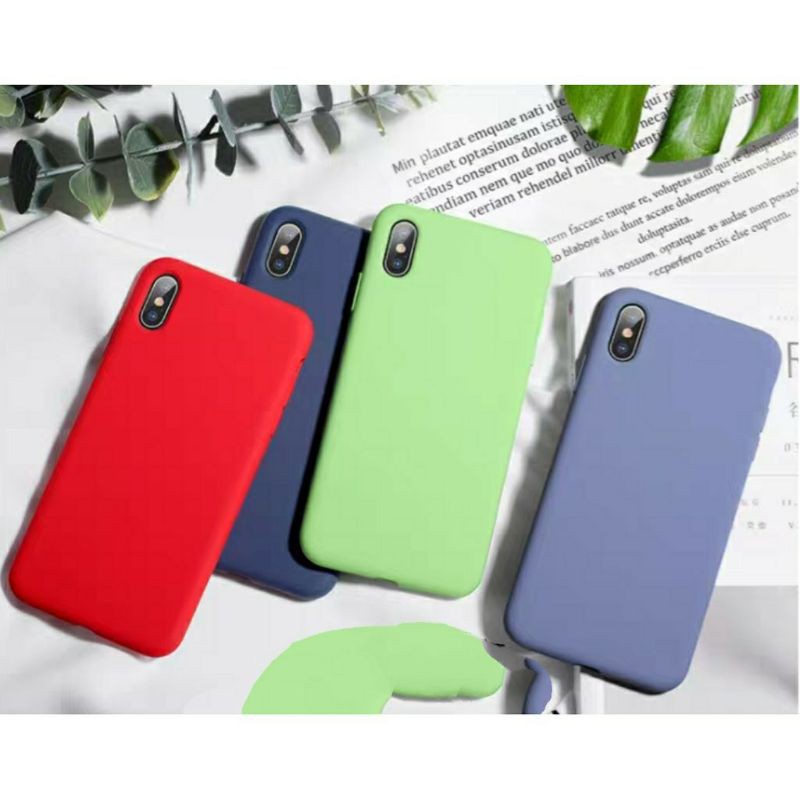 Ốp lưng dẻo màu iPhone 6 đến XS MAX hiệu KT Desing chống bán bẩn