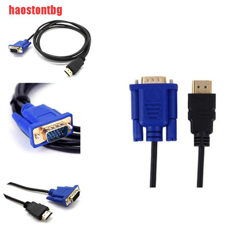 Cáp Chuyển Đổi Vga Sang Hdmi Hd + Audio Tv Av Hdtv Dài 1m 10m