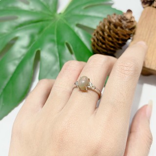 Nhẫn bac 925 gắn đá opal tự nhiên đẹp mê ly