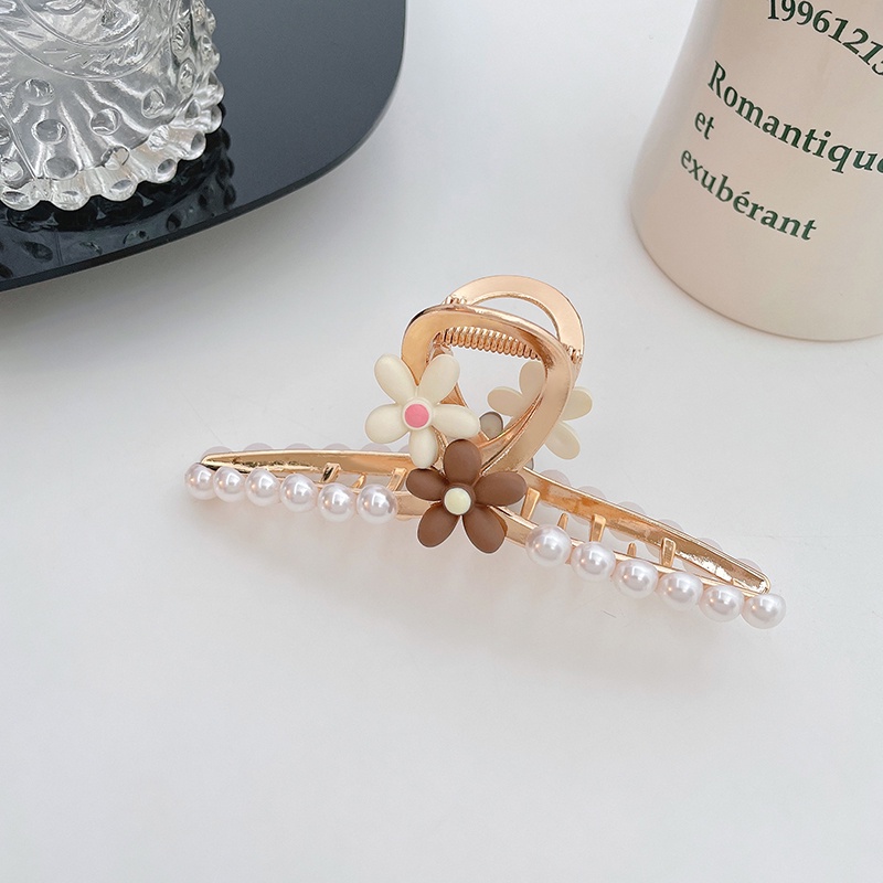 Kẹp Tóc Hình Cá Mập Bằng Kim Loại Cao Cấp Cỡ Lớn Mới