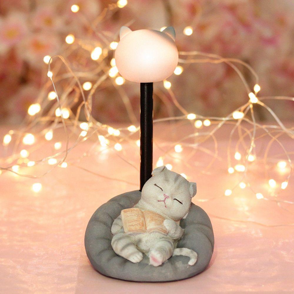 Đèn Ngủ LED Hình Mèo Dễ Thương Dùng Trang Trí Nhà Cửa
