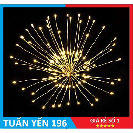 Bộ dây 1 chùm đèn Led pháo hoa firework 100 bóng nhiều màu