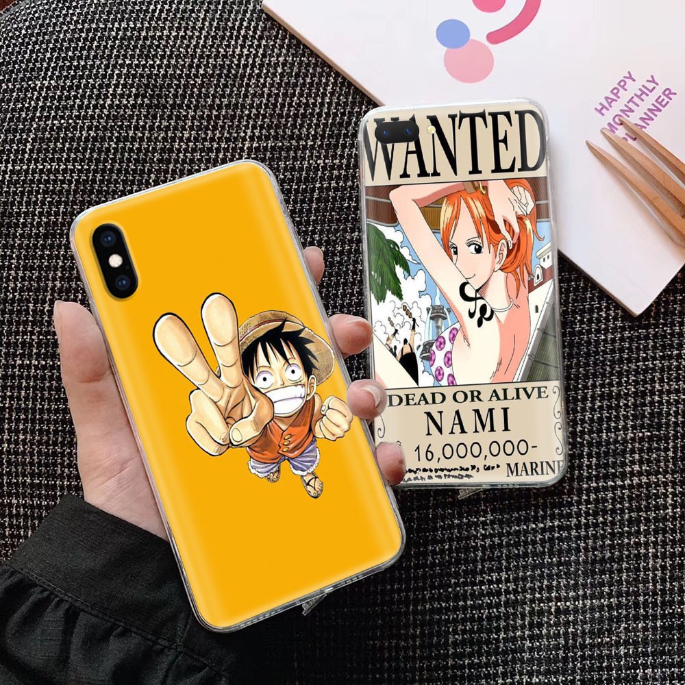 Ốp điện thoại dẻo trong suốt in họa tiết anime One Piece cho LG G5 G6 G7 G8 THINQ K9 K11 V20 V30 V30S V35 V40 Q60 VA6