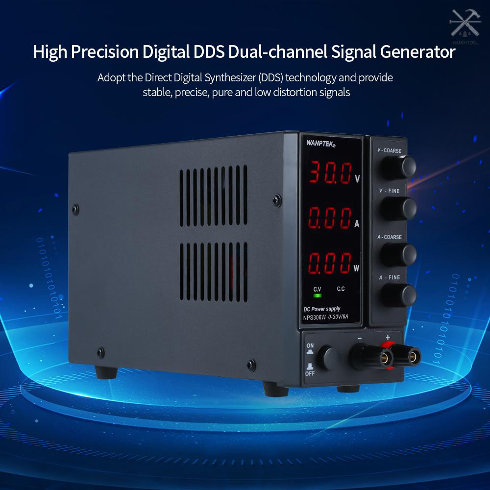 Bộ cấp nguồn Wanptek Nps306W 0-30v 0-6a 3 Chữ Số Ac 115v / 230v 50 / 60hz