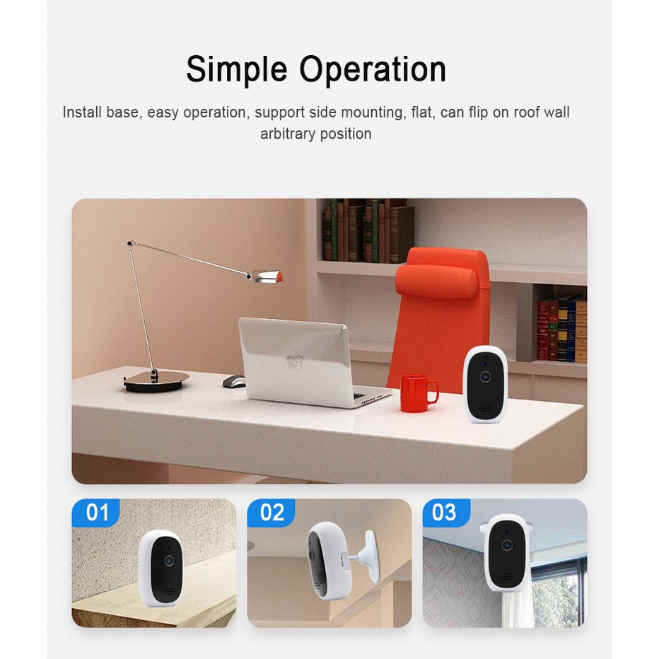 Camera giám sát YCC365 PLUS APP FHD 3MP không dây chế độ quan sát vào ban đêm/ kết nối âm thanh hai chiều | BigBuy360 - bigbuy360.vn