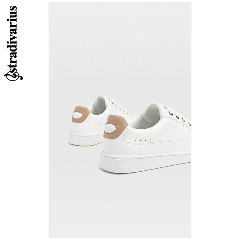 Giày trainers trắng stradivarius