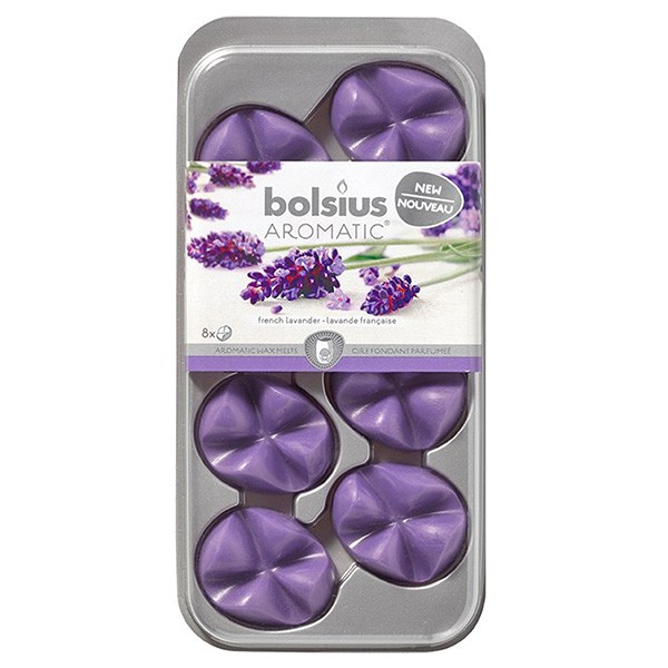 Hộp 8 sáp thơm Bolsius BOL5997 French Lavender (Hương oải hương)