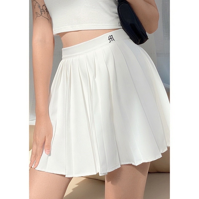 Chân Váy Tennis Xếp Ly Dáng Xoè Phong Cách Âu Mỹ, Váy Ngắn Có Lót Trong