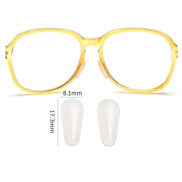 Mặc gì đẹp: Sang xịn với Miếng đệm mũi kính mắt chống trượt - loại dán tiện dụng ( 1 cặp) [New]