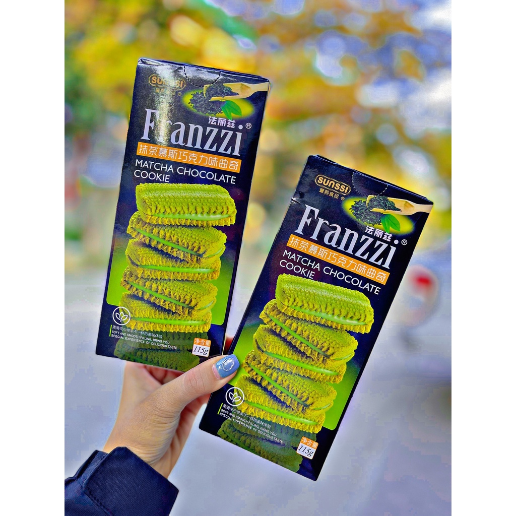 Bánh Quy Franzzi Kem 115G 100G 5 Vị Date mới Siêu HOT