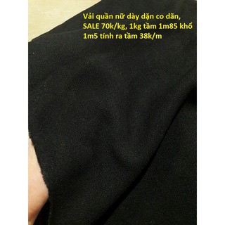 Vải quần tây nữ 55-65k/m