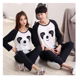 áo nữ đồ bộ pyjama Pijama Set Đồ Ngủ Bằng Lụa Satin Phong Cách Hàn Quốc Dành Cho Nam Đồ ngủ đôi đồ mặc nhà thu đông lụa cặp đôi cao cấp nam