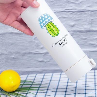 Bình nước in hình xương rồng nhiều màu 350ml BNP13 bình nước cute bình nước dễ thương