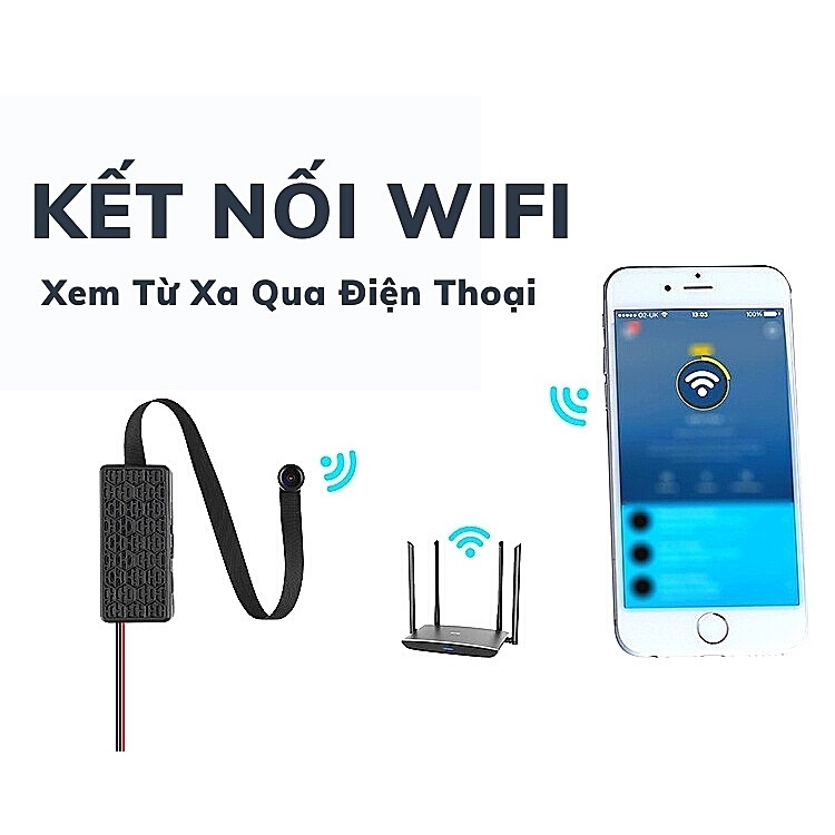 Camera quan sát HQ V99 4k có hỗ trợ hồng ngoại và xem trực tiếp từ xa qua điện thoại | BigBuy360 - bigbuy360.vn