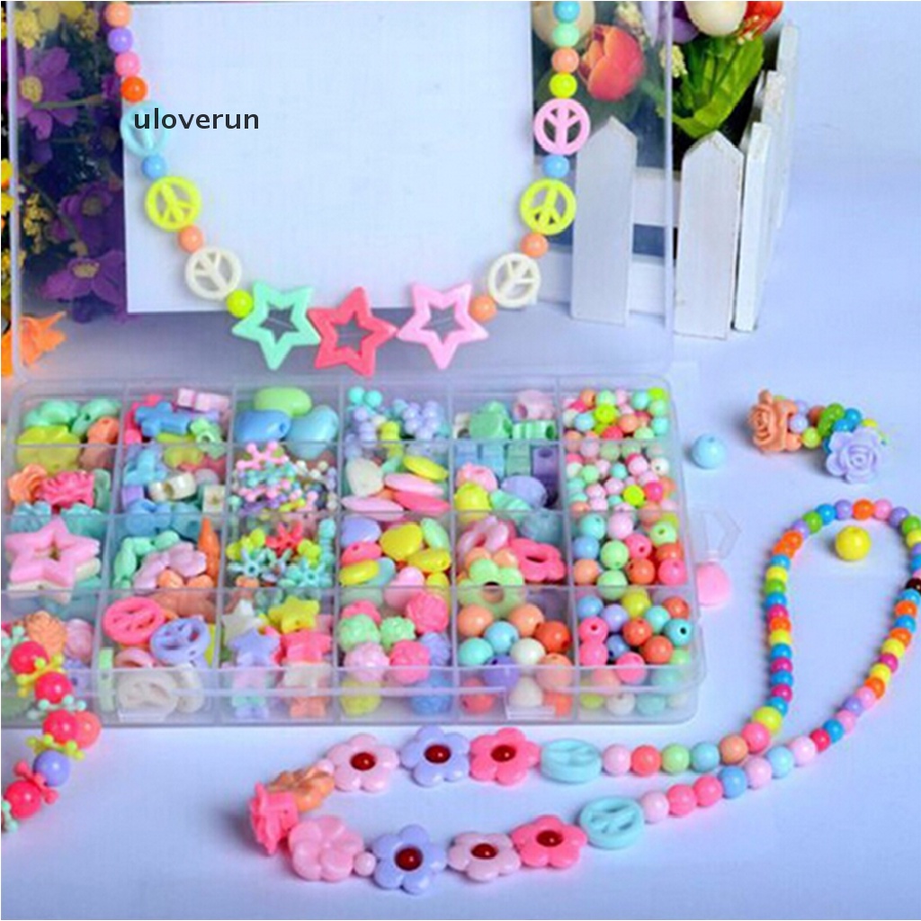 Bộ 450 Hạt Xếp Hình Đầy Màu Sắc Dễ Thương Cho Bé