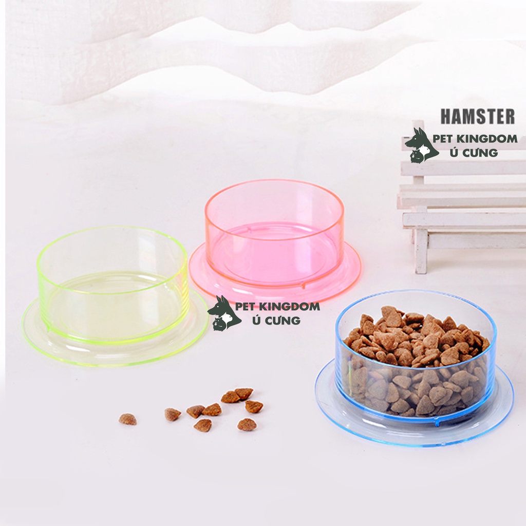 Bát ăn hamster mica chống lật
